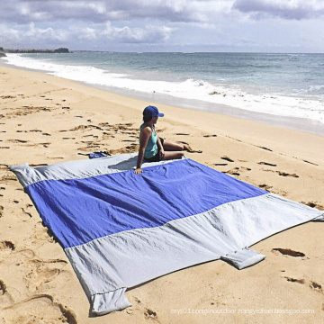 Beach blanket sand round nylon
